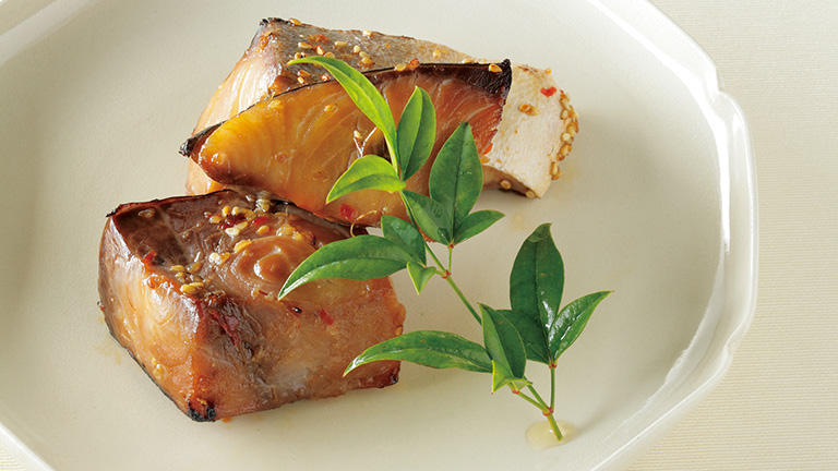 ぶりの香味焼き