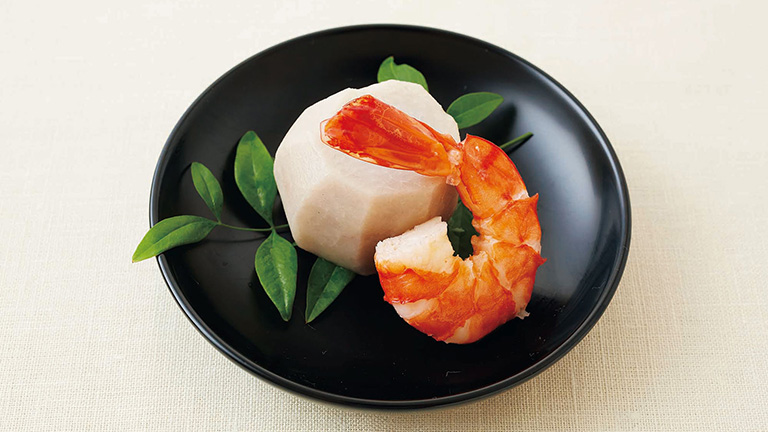 里芋とえびの煮しめ