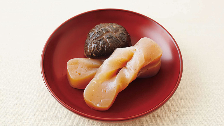 しいたけと手綱こんにゃくの煮しめ