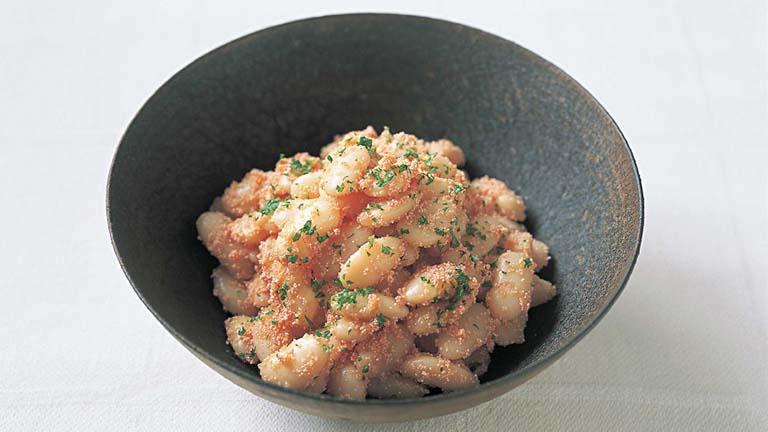 白いんげんのたらこあえ