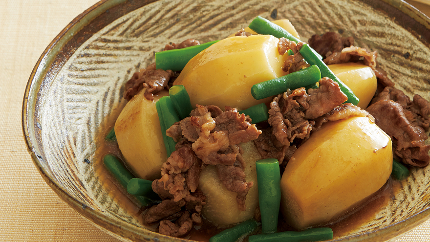 里芋と牛肉の煮物 レシピ 大庭 英子さん｜【みんなのきょうの料理】おいしいレシピや献立を探そう