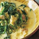 ベーコンとほうれんそうのチーズクリーム