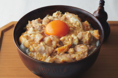 レンジで親子丼