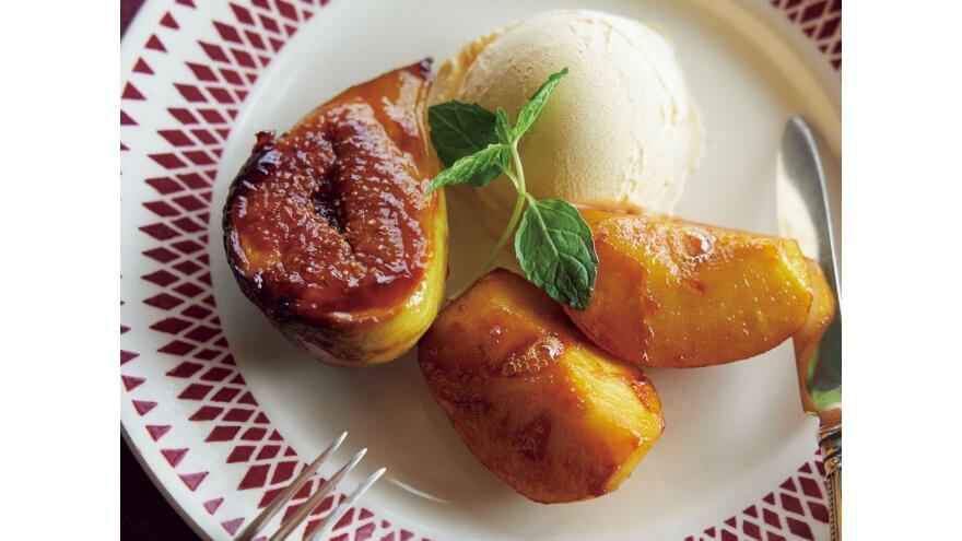 秋のフルーツのキャラメリゼ