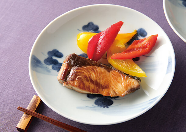 焼きぶりと野菜のはちみつみそ漬け