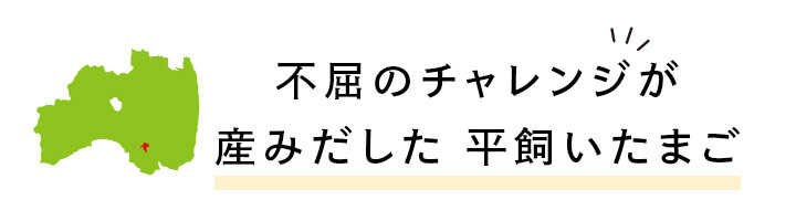 不屈のチャレンジが産みだした　平飼いたまご