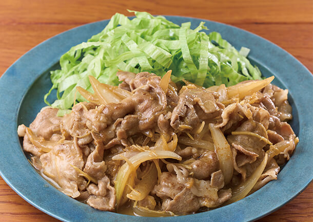 豚肉のマーガリンしょうが焼き