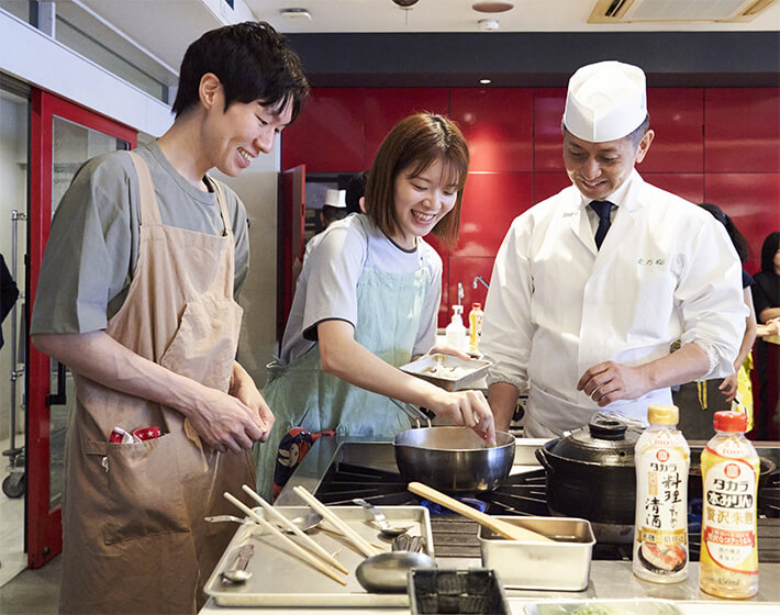 「京料理は繊細な火入れが肝心です」と、髙橋さん。