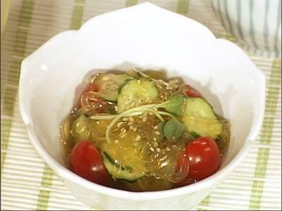 ところてんときゅうりの酢の物 レシピ 小田 真規子さん みんなのきょうの料理 おいしいレシピや献立を探そう