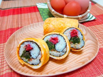 卵巻き寿司 レシピ みんなのきょうの料理 おいしいレシピや献立を探そう