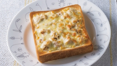【今日の料理】【今日の料理】ツナチーズトースト
