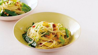 【今日の料理】【今日の料理】春野菜のペペロンチーノ