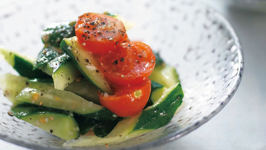 キュウリのサラダのレシピ