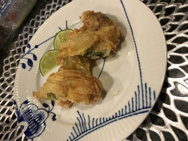 えび うるいと 蕗味噌 チーズの湯葉巻き揚げ レシピ みんなのきょうの料理 おいしいレシピや献立を探そう