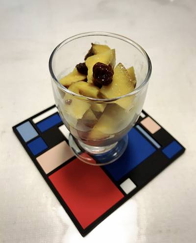 さつまいものキューブサラダ