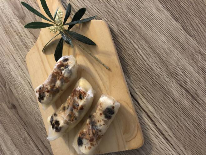 レーズンバターの生春巻