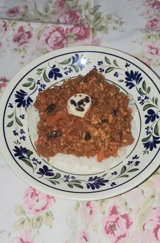 レーズンドライカレー