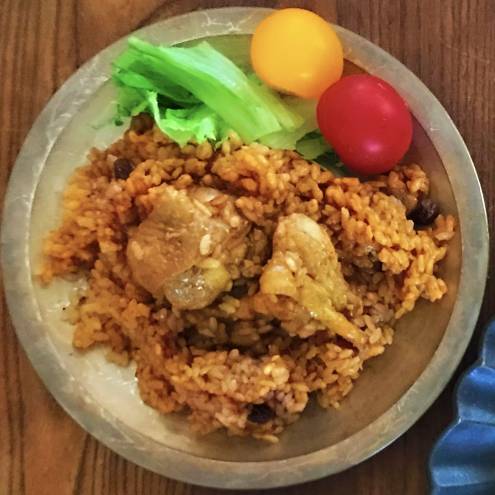 カレーチキンピラフ