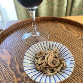 レーズンバター香るきのこのバルサミコソテー