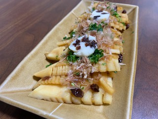 タケノコの小岩井 レーズンアンドバターしょう油　