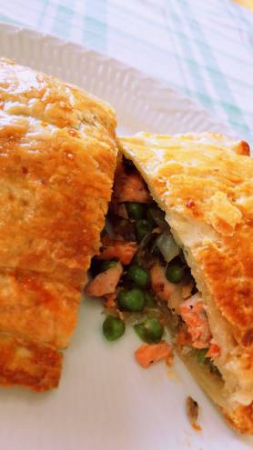 サーモンレーズンパイ