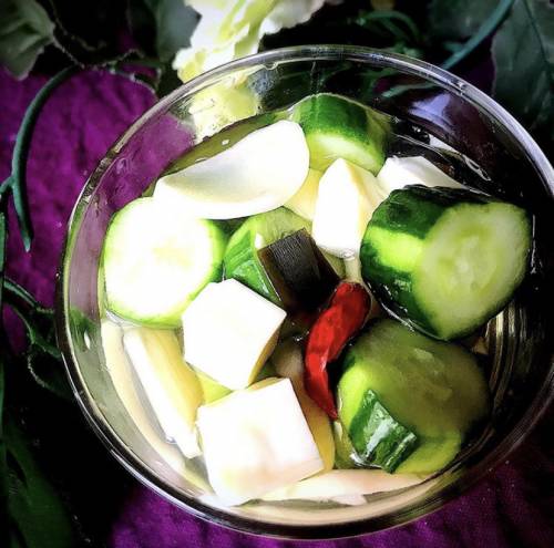 煮切り味醂で旨味アップ夏のサッパリピクルス