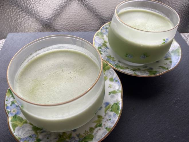 みりんで作る甘さ控えめ抹茶ムース