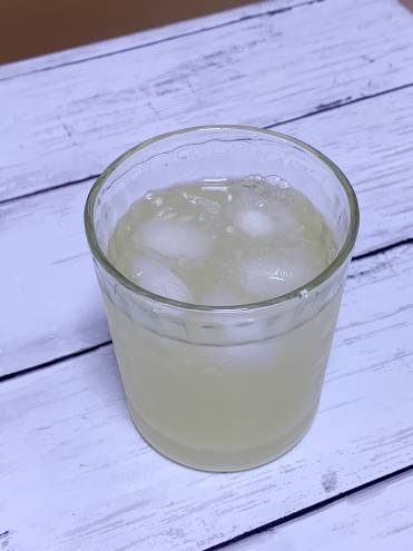 みりんシロップで生姜スカッシュ