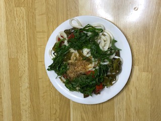 醤油味焼きうどん