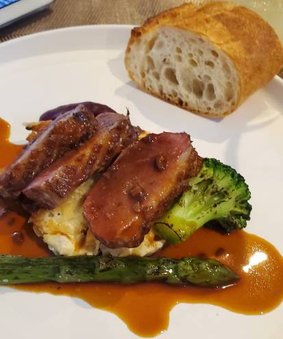 鴨肉みりんビネガーソース