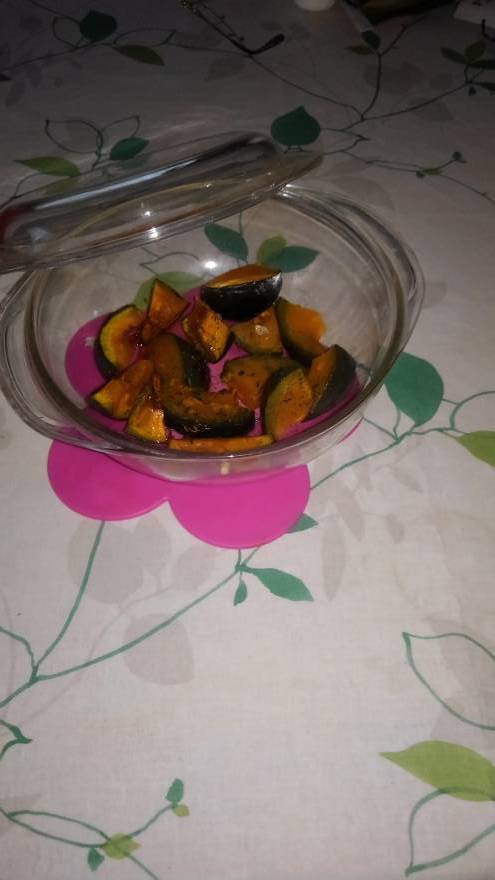 かぼちゃのレンジ蒸し