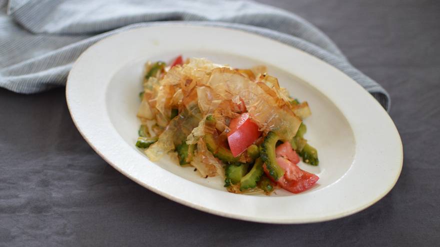 ゴーヤトマトのシンプルマリネ