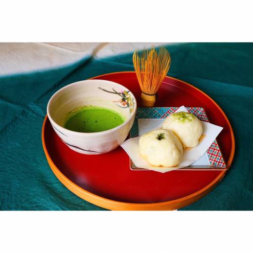 お抹茶酒饅頭