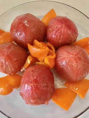 夏野菜のみりんシロップマリネ