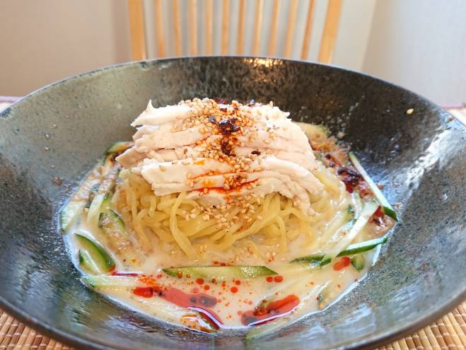 豆乳クリームの棒棒鶏涼麺