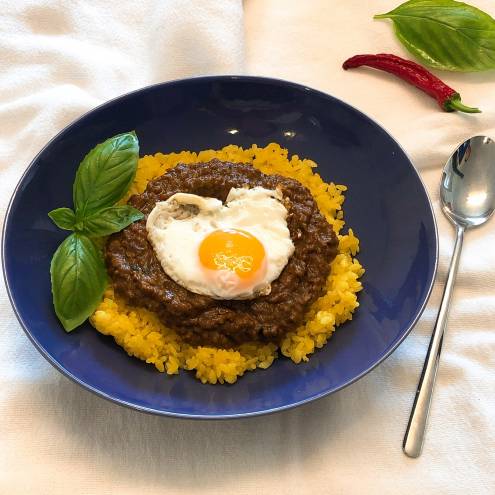 人気のキーマカレー