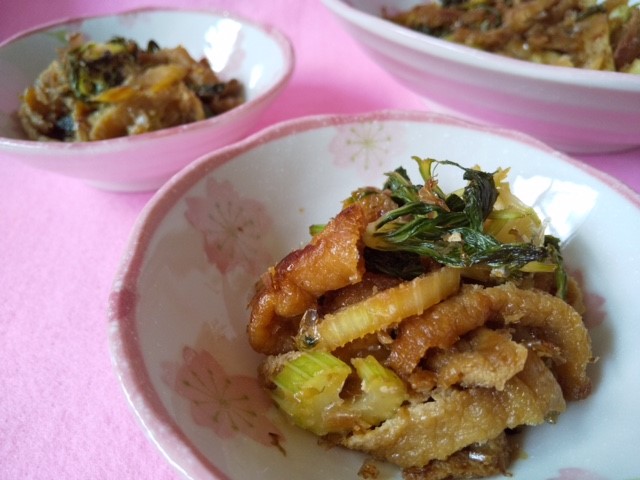 セロリとお揚げの佃煮ふりかけ