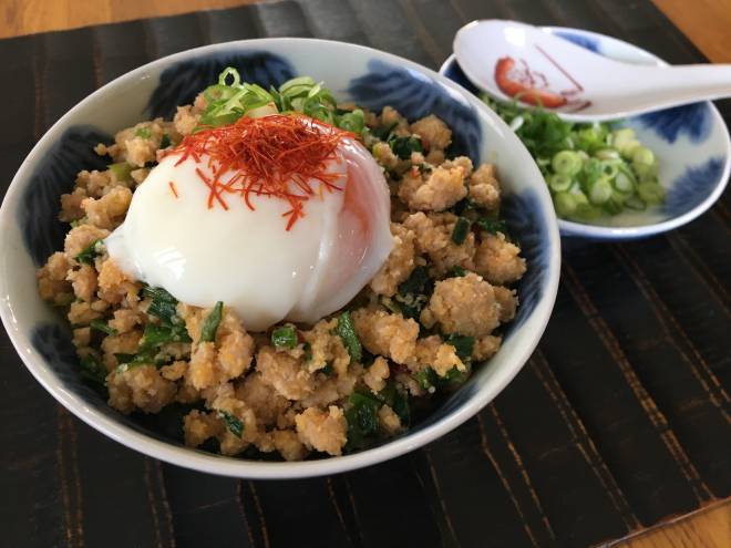 おからなのにがっつり！台湾ミンチ丼