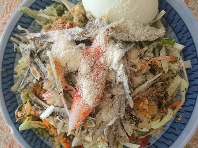 食物繊維たっぷりサラダ