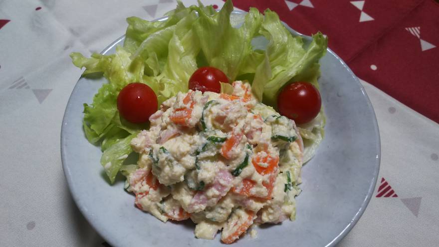 ポテトサラダ風ヘルシーおからサラダ