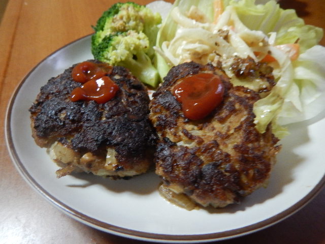 ハンバーグ　さとの雪おからパウダー入り