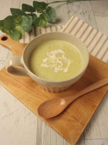 おからパウダー入りさつま芋のポタージュ