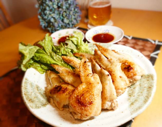 手羽先のおからチーズ詰め