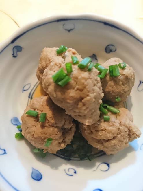 蓮根入り豚ひき肉団子