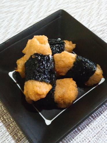 長いもの落とし揚げ