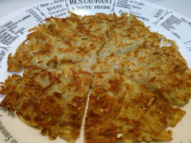 おからパウダー入りじゃが芋ガレット