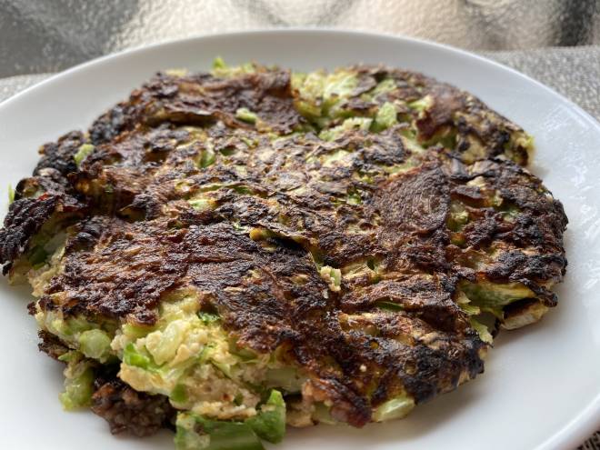 おからパウダーでヘルシーお好み焼き