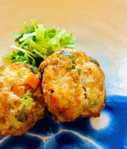 ふわふわぷりぷり海老がんもどき