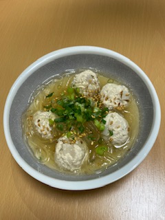 レンコン鶏団子スープ