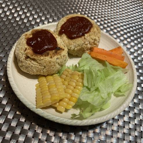 おから豆バーグ